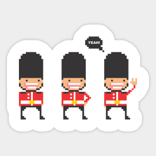 We're Queen's Guard Sticker